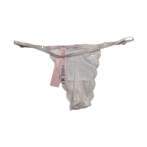 Victoria's Secret Dream Angels Lace-Trim Adjustable V-String Panty Size XS - Picture 2 of 3